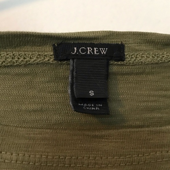 J. Crew Boatneck Striped 3/4 Sleeved Shirt - Picture 2 of 4